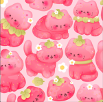Cat Strawberries