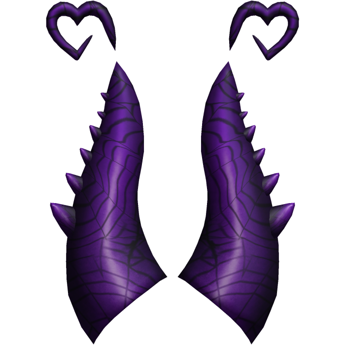 Purple Spiderweb Candle of Pwnage Horns Add-On