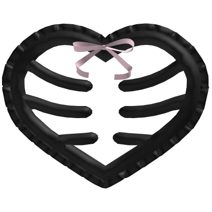 ᰔᩚ : Black heart clip