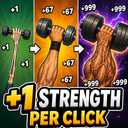 [🌌 AURA UPDATE] +1 Strength Every Click
