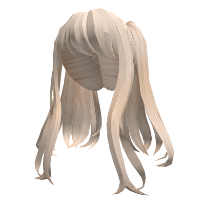 Loose Long Bangs Anime Pigtails in Blonde Roblox item