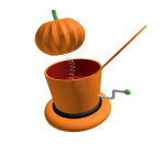 Spooky Pumpkin Hat