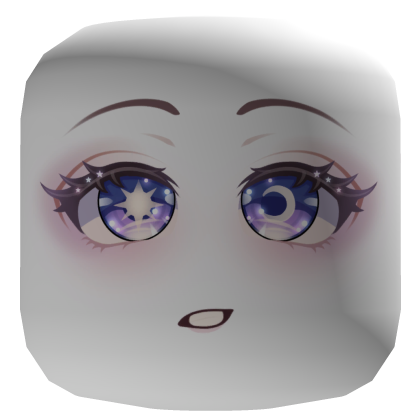 Excited Cosmos Chibi Face Roblox item
