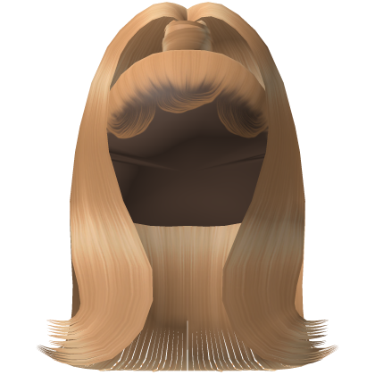 Sleek Flipped Out Ponytail w/ Edges (Blonde)