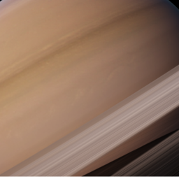 Space-Flight Over Saturn