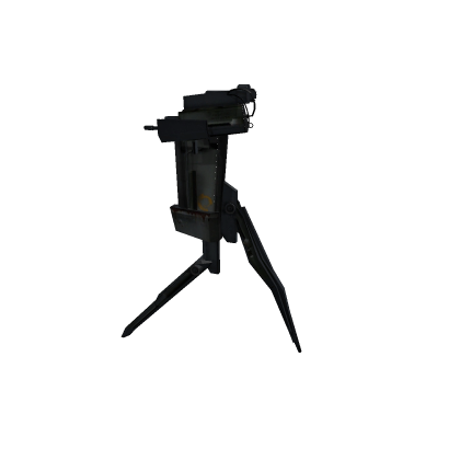 Rigged combine turret