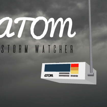 ATOM Stormwatcher Weather Radio With Radio