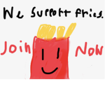 French fry supporters
