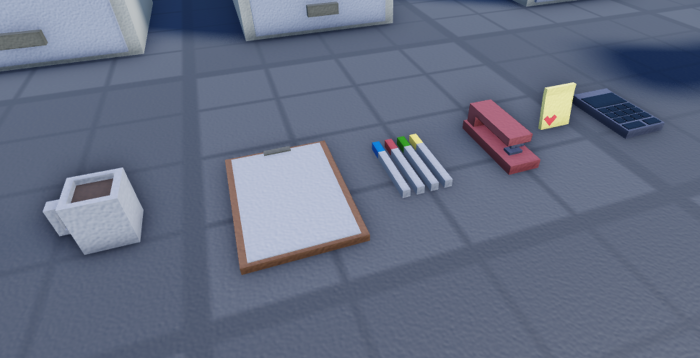 Low Poly Office Prop preview 1