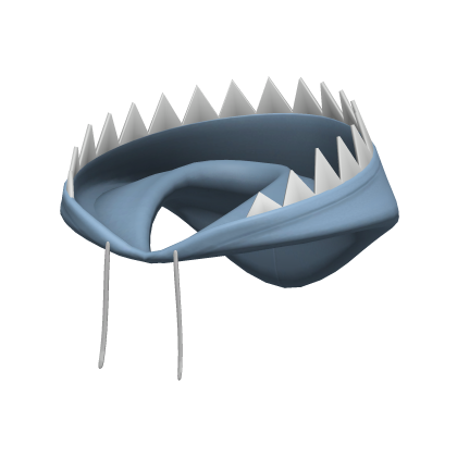 Light Blue Shark Teeth Hoodie