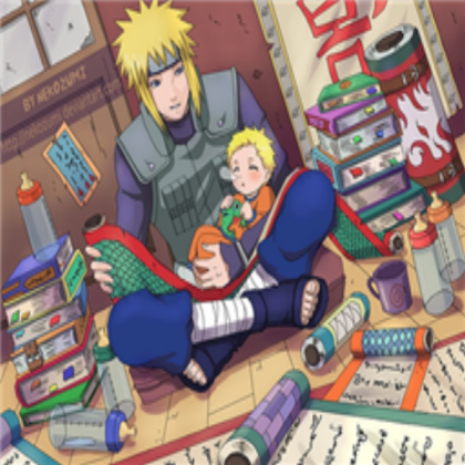 naruto and his dad Roblox decal