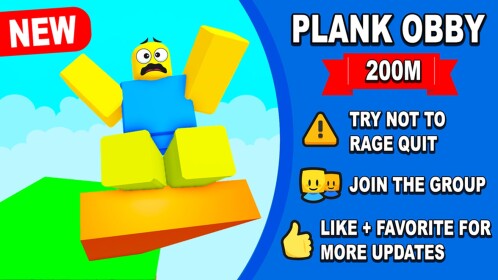 [200M] Plank Obby