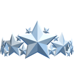 Sky Blue Star Crown