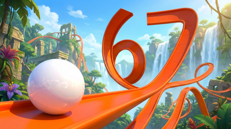 ⚪ Marble Rail  screenshot 1