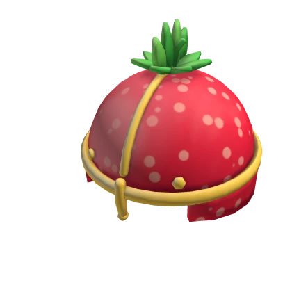Strawberry Knight Helmet Roblox item render