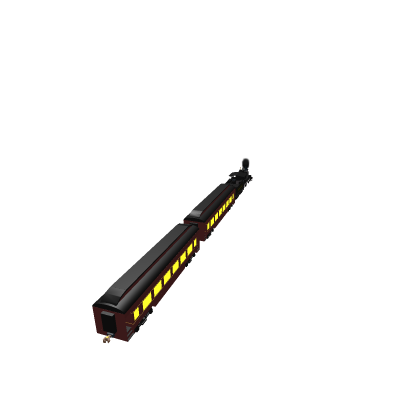 PRR engine with train cars