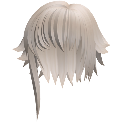 cute messy short hair w side tufts in blonde