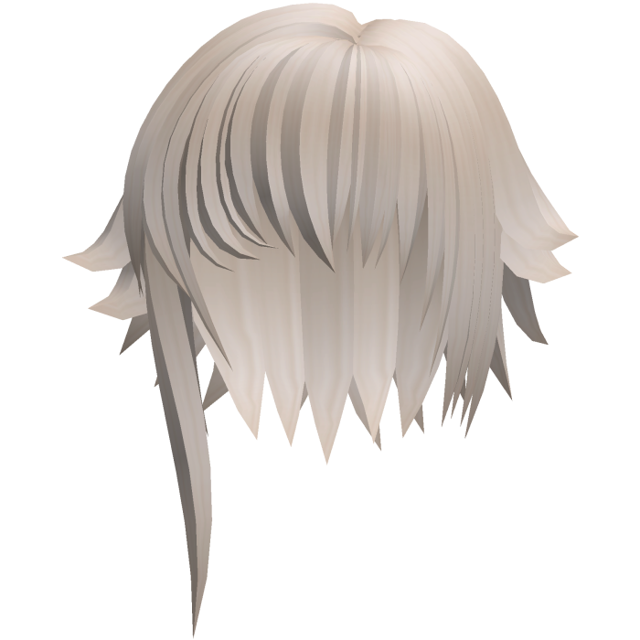 cute messy short hair w side tufts in blonde