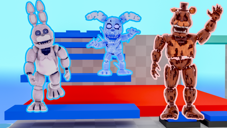 [JACKIE🐻] Teamwork FNAF Movie 1-9 Morphs (Obby) screenshot 1
