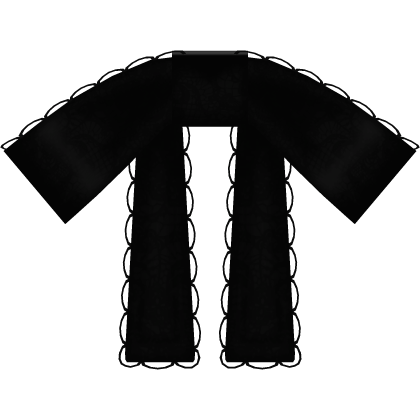 cute gothic lace trim bow hairclip in black Roblox item