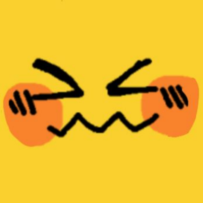 cursed but cute emoji - excited :D Roblox decal