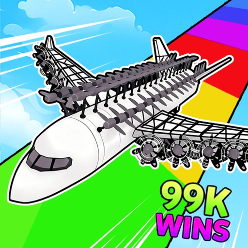 Plane Race With 99 Propellers