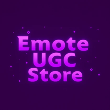 Emote UGC Store Roblox group icon