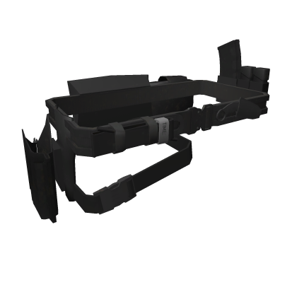 Black Tactical Battle Belt