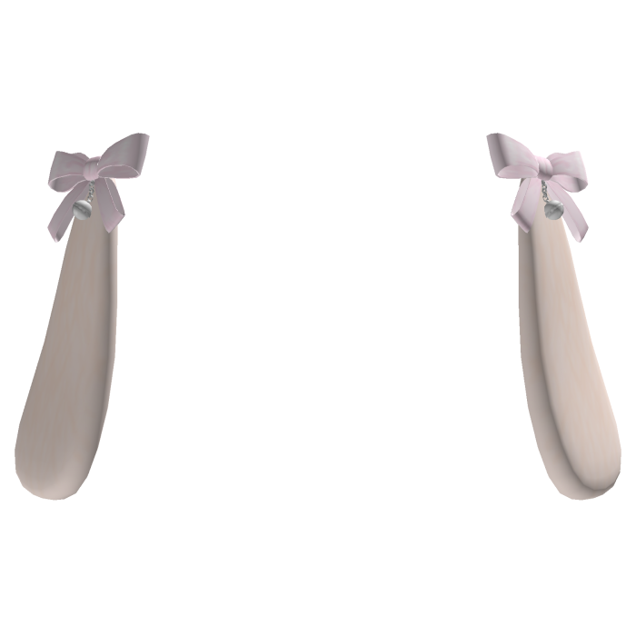 𖹭 delicate bunny ears with bows (Blonde)