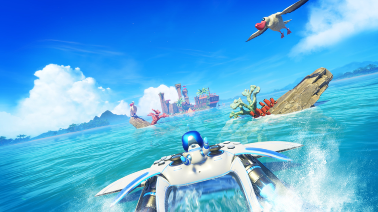 Astro Bot Fighting game screenshot 2