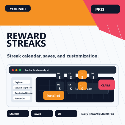 Daily Rewards Streak Pro System preview 2