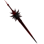 Dark Red Thorn Sword
