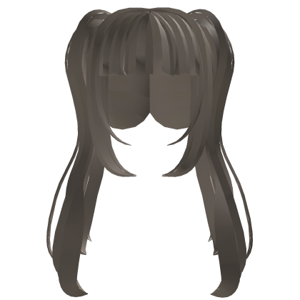 ꒰: ♡ brown kawaii flufi pigtails thumbnail
