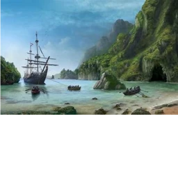 Pirate island icon