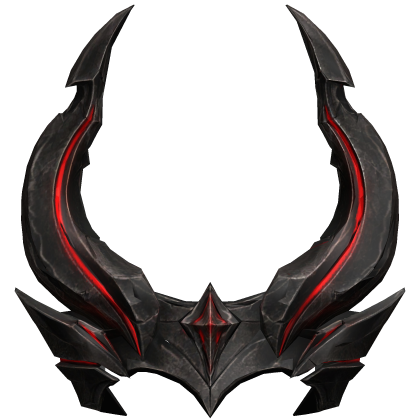 Black & Red Glowing Void Horns Roblox item