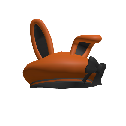 Red Fox Bunny Beret with a Bow