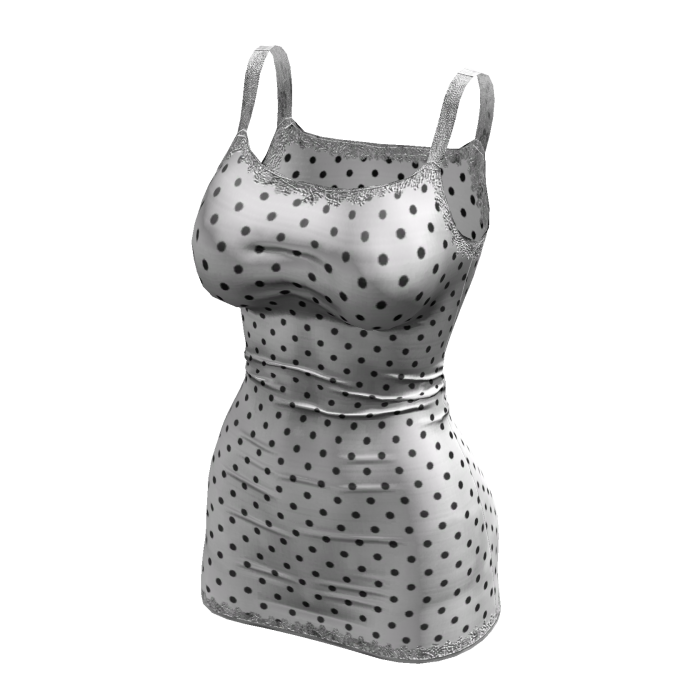 ʚ♡ɞ tight white polka dot lace mini dress
