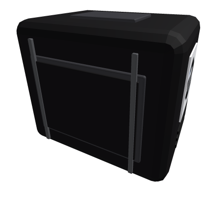 StratoHost - Casque Robot Noir Roblox item