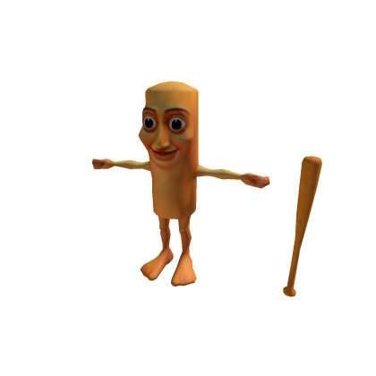 Tung Tung Sahur + Bat | Low-Poly Rigged Character