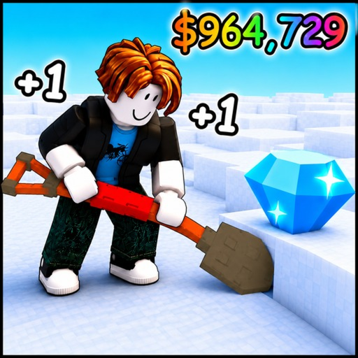 +1 Shovel Snow for Loot! Roblox game