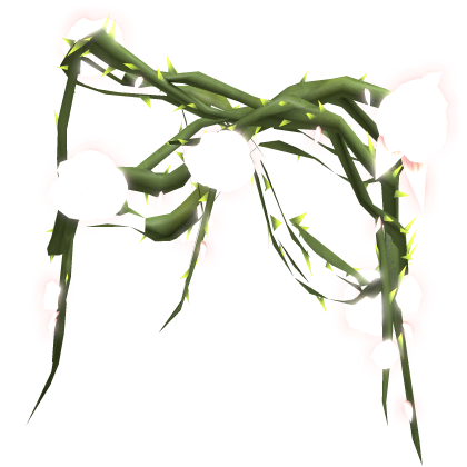 Glowing Fantasy Thorn Vines Pink Roses Shoulder L Roblox item