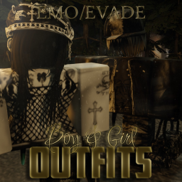 [EMO/EVADE 🗡️] Boy & Girl Outfits | ⛓️