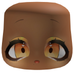 ꒰ ♡ ꒱ Cute Leopard Gyaru Chibi Face