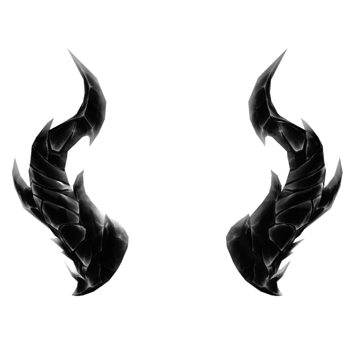 Black Demonic Horns