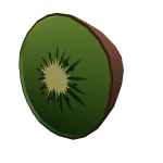 Sliced Kiwi Head