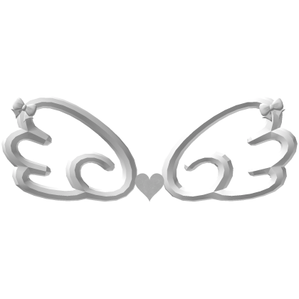 Little Angel Ribbon Wings - White Roblox item