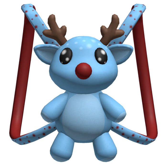 christmas blue reindeer backpack 3.0