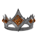 [PBR] Silver & Orange Deepcrest Crown