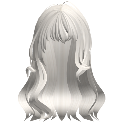 Sweet Hime curled hair in White  Roblox item