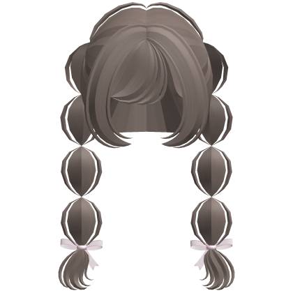 ash sweet cottage bobble braids w bows Roblox item